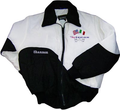 Custom-Embroidered Nylon Jacket