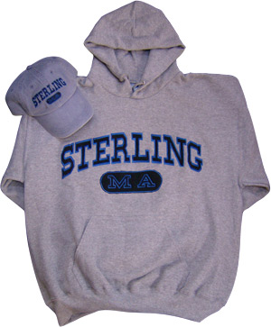 Town of Sterling Embroidered Sweatshirt & Hat